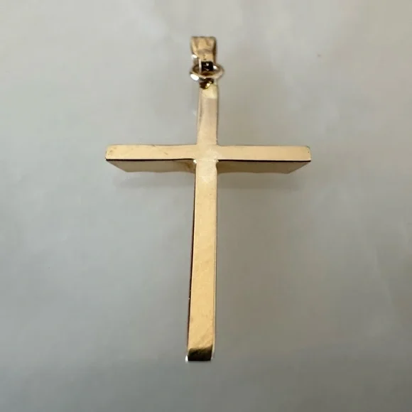 14k Solid Gold Cross - Picture 15 of 15